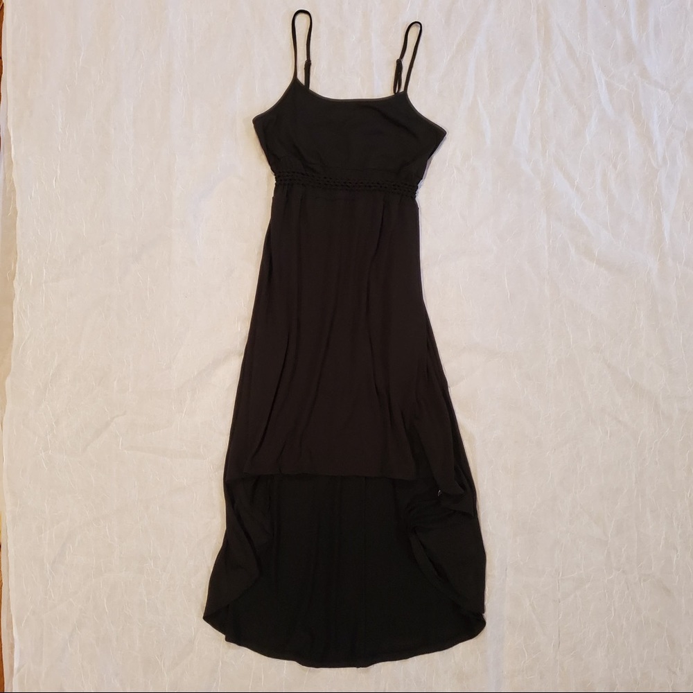 Black High-Low Dress